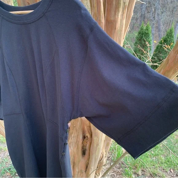 Free People Beach Don’t Look Back Mini Dress in Black - Picture 5 of 10